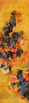Claude Oscar Monet : Red Azalias in a Pot